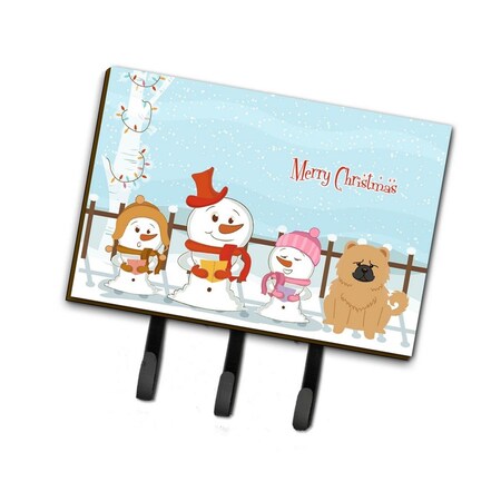 Carolines Treasures Merry Christmas Carolers Chow Chow Cream Leash or Key Holder BB2475TH68